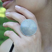 Украшения handmade. Livemaster - original item Boho Hat Ring made of 925 sterling silver GA0061. Handmade.