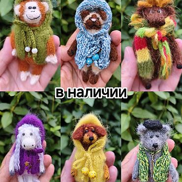Куклы и игрушки ручной работы. Ярмарка Мастеров - ручная работа Вязаные игрушки Брелоки Талисманы. Handmade.