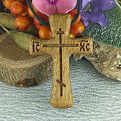 Крестик деревянный нательный