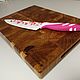 End cutting board made of solid oak 350h250h40 mm. Gifts for March 8. stolizmassiwa. My Livemaster. Фото №4