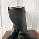 Order Boots without lock on a full leg. Clothing from Nadezhda. Livemaster. . High Boots Фото №3