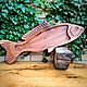 Блюдо для подачи рыбы. Из дерева вяза. Очень большое. Блюдо. Wood apple decor. Интернет-магазин Ярмарка Мастеров.  Фото №2
