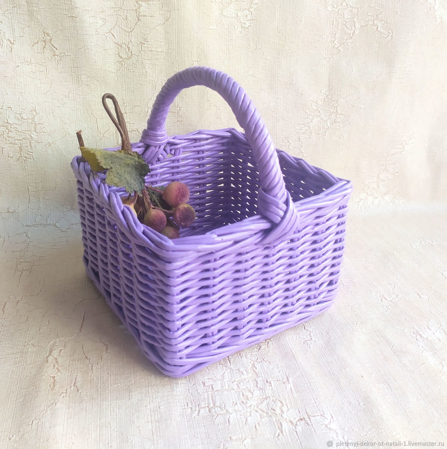 Корзина для цветов. Детская корзина. Сухарница плетеная в интернет ...