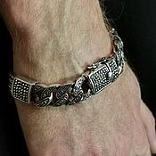 Мужской перстень кольцо печатка №83 из серебра Щит и меч из серебра