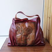 Сумки и аксессуары handmade. Livemaster - original item Bag leather double-sided custom for Natalia.. Handmade.