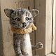  Котёнок Степан. Войлочная игрушка. Татьяна Крюкова. Ярмарка Мастеров.  Фото №4