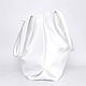 Order Shopper Bag Leather White Shoulder Bag Bag Bag. BagsByKaterinaKlestova (kklestova). Livemaster. . Shopper Фото №3