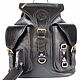 Leather backpack 'Style 1' black, Backpacks, St. Petersburg,  Фото №1
