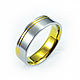 Titanium ring with gold anodizing. Rings. asgdesign. Online shopping on My Livemaster.  Фото №2
