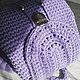 knitted backpack. Backpacks. tatabakina (Tatabakina). Online shopping on My Livemaster.  Фото №2