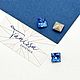 Заказать Кристалл квадрат Square Sapphire, 6мм, Tanissa Crystals, СТ321. Tanissa Hobby (Танисса Хобби). Ярмарка Мастеров. . Кристаллы Фото №3