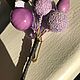 Brooch 'Lilac bouquet', handmade, Europe, Vintage brooches, Arnhem,  Фото №1