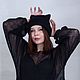  Seamless hat cat double angora hat, Caps, Cheboksary,  Фото №1