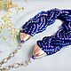 Braid Beads: Deep blue. Beads2. Nitkabusin. Online shopping on My Livemaster.  Фото №2