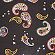 Polyviscose silk-stretch (Florence) 'Constellation.Cucumber', Fabric, Moscow,  Фото №1