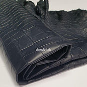 Python leather travel bag