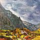 Oil painting with mountain autumn landscape Magic of autumn. The Picture Autumn. Pictures. sharaeva-elena. My Livemaster. Фото №5