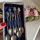 Order Coffee spoons 'Magic of stones', 6 pcs., Europe. Dutch West - Indian Company. Livemaster. . Vintage Cutlery Фото №3