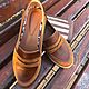 Order Pumps - brown leather / nubuck. Hitarov (Hitarov). Livemaster. . Shoes Фото №3