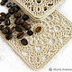 Crocheted napkins - coasters. ' Peanut cookies'. Swipe. Cross stitch and beads!. Online shopping on My Livemaster.  Фото №2