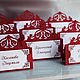 `Bordeaux openwork` Seating cards Bordeaux Marsala color Banquet cards
