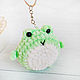 Plush frog keychain. Fun. fairy Polina. Online shopping on My Livemaster.  Фото №2