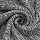 Вязанный шерстяной трикотаж мохер с пайетками серый. Ткани. Магазин тканей Модный принт. Интернет-магазин Ярмарка Мастеров.  Фото №2