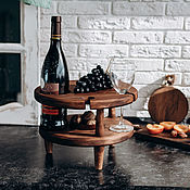 Для дома и интерьера handmade. Livemaster - original item Siberian cedar wine table with removable Cup VN6. Handmade.