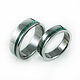 Titanium rings with malachite. Rings. asgdesign. Online shopping on My Livemaster.  Фото №2