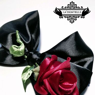 Украшения ручной работы. Ярмарка Мастеров - ручная работа Бант-брошь. Handmade.