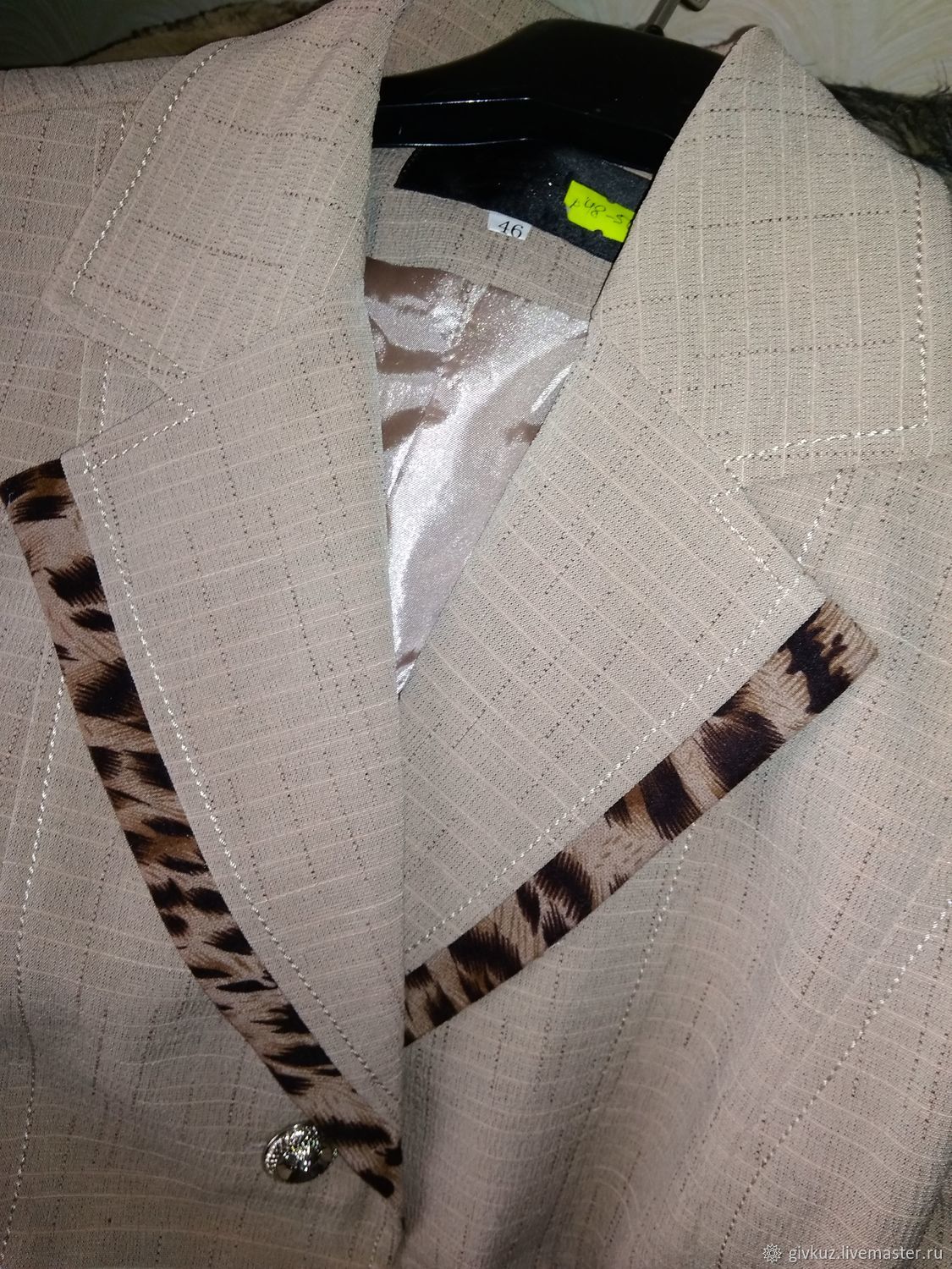 Винтаж: Р-р 48-50 Пиджак женский светлый лёгкий Фирменный Винтаж купить ...
