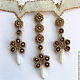Necklace of beads "Drops". Necklace. Elena Karaseva. Bisernyj eksklyuziv. Ярмарка Мастеров.  Фото №6