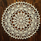 Table Decor Crochet Napkin Infinite Love ( D 40 cm )