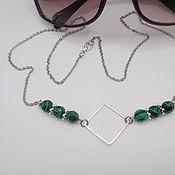 Аксессуары handmade. Livemaster - original item Chain necklace for glasses. Handmade.