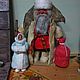  Дед мороз со снегурочкой, Интерьерная кукла, Казачинское,  Фото №1