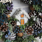 Цветы и флористика handmade. Livemaster - original item Christmas wreath 