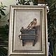 'Goldfinch ' by K. Fabricius (1654). Oil copies of the great masters, Pictures, Moscow,  Фото №1
