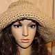Summer hat openwork of jute. Hats1. Ekostil. My Livemaster. Фото №6