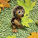 Order Hedgehog with Camomile. Felted toys - WoolenTone. Livemaster. . Felted Toy Фото №3