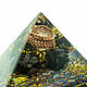 Orgonite pyramid - Quartz crystal, elite shungite. Pyramid. Worldorgonite. My Livemaster. Фото №6