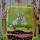 Bag for a girl 'Bunnies on the lawn'. Bags for children. inspiration. My Livemaster. Фото №6