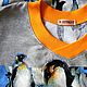 Домашнее платье-футболка оверсайз "Пингвины". Домашние костюмы. V#Victoria#V. Ярмарка Мастеров.  Фото №6