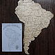 Карта Южной Америки (пазл), Пазлы и головоломки, Реутов,  Фото №1