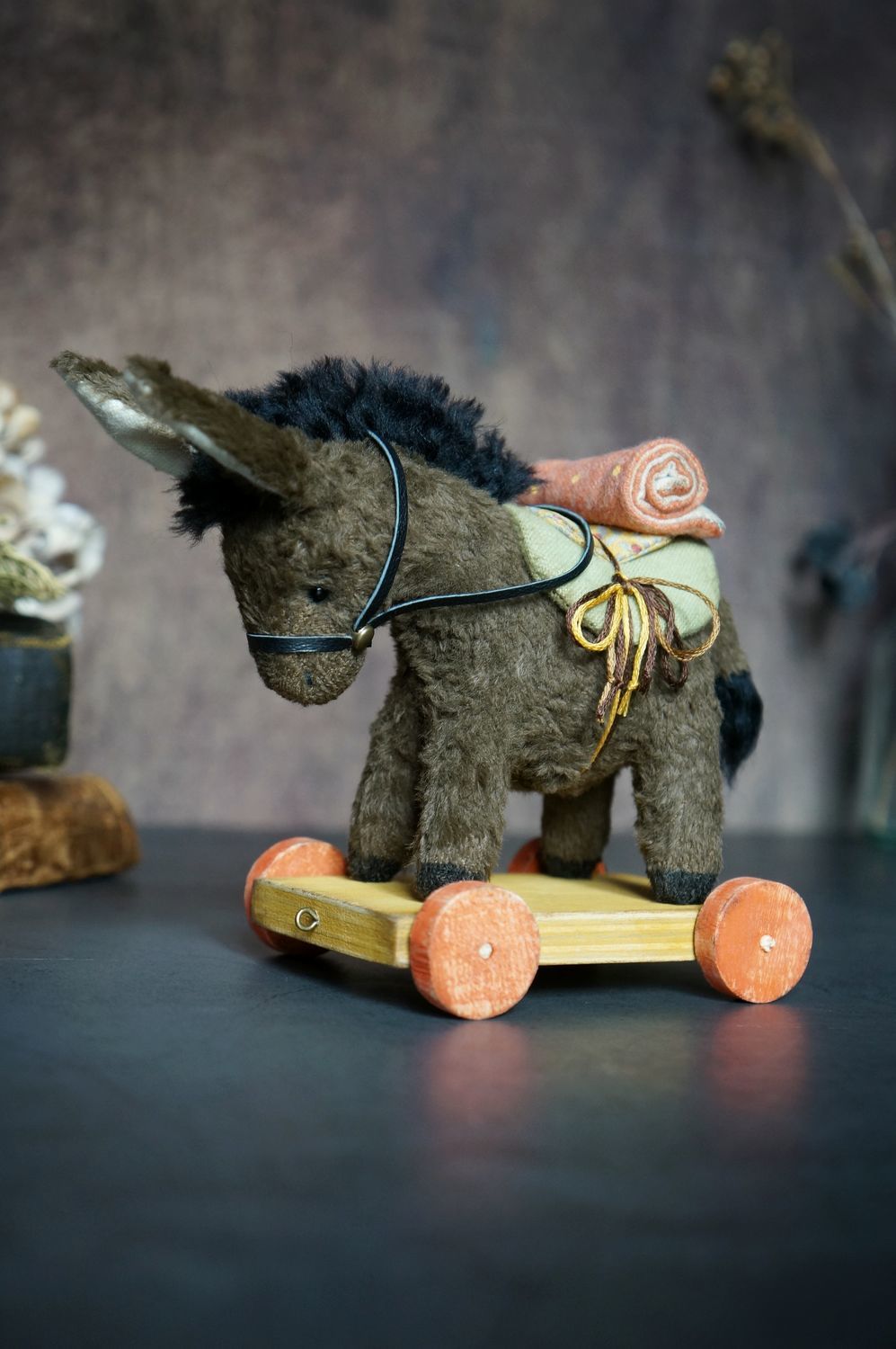 Donkey on trolley VXFH6COM Teddy Toys Zaraysk