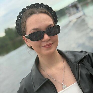 Русский стиль ручной работы. Ярмарка Мастеров - ручная работа Ободок-кокошник из рафии. Ободок для волос черный. Handmade.