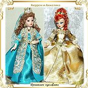 Куклы и игрушки ручной работы. Ярмарка Мастеров - ручная работа Angelica and Hurrem - interior dolls - ladies. Handmade.