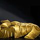 Bed linen from the Tencel series in a warm honey-mustard color , Bedding sets, Cheboksary,  Фото №1