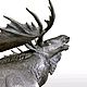 Бронзовый лось. Фигуры садовые. Дом скульптуры Рахматуллиных. Ярмарка Мастеров.  Фото №5
