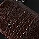Сумка женская на плечо из кожи крокодила IMA0555VK1. Классическая сумка. CrocShop товары из экзотической кожи. Ярмарка Мастеров.  Фото №8
