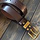 Men's leather belt 'Cannon' Bull-bugay. Straps. MILANO. Online shopping on My Livemaster.  Фото №2